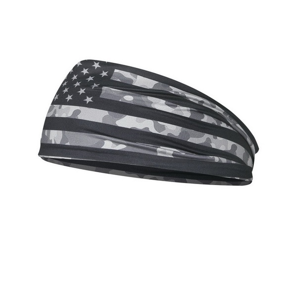 3/$28 Boho Patriotic Stretchy Wide Fabric Headband - Picture 4 of 16